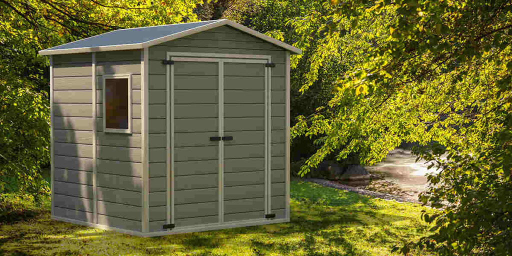 how to organize a small storage shed​