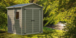 how to organize a small storage shed​