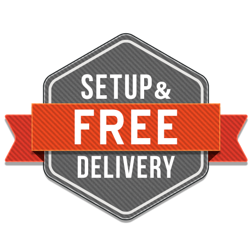 Setup and free delivery